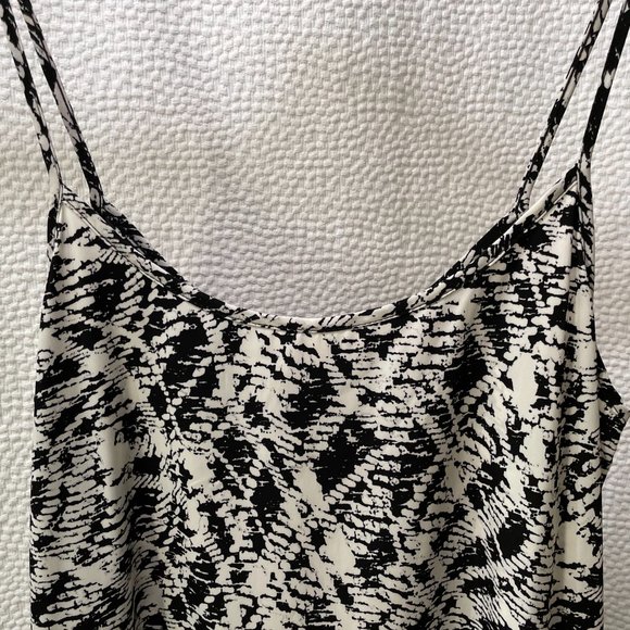 B&W Slip Mini Dress - Picture 5 of 5